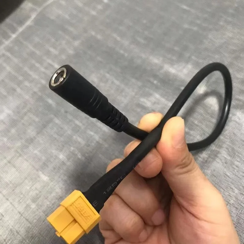 XT60 Plug Male Female Connector to  DC 5525 5521 Power Cable for Drone  FPV Multirotor Field Repairs Apply 30CM 18AWG customized