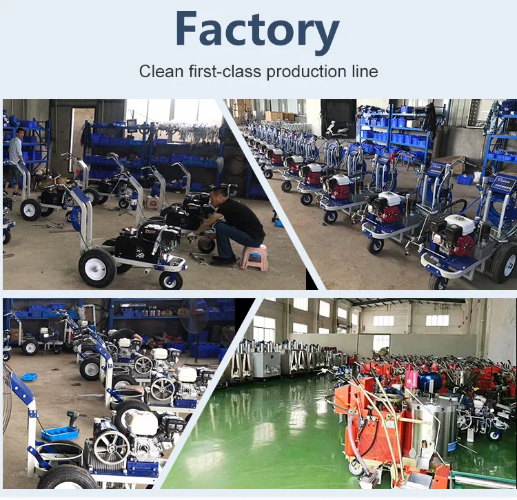 Cold spraying road field line marker line marking machine