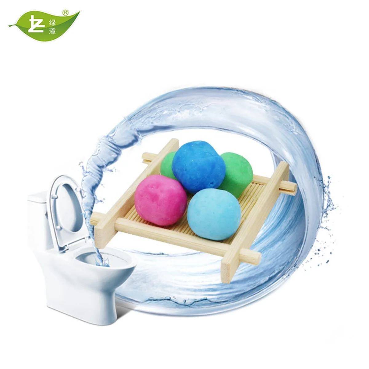 OEM Vendor Flush Toilet Cleaner Bleach Ball deodorizer   Toilet rim Bowl Hanger Cleaner Eco friendly  5 IN 1 Toilet Rim Block