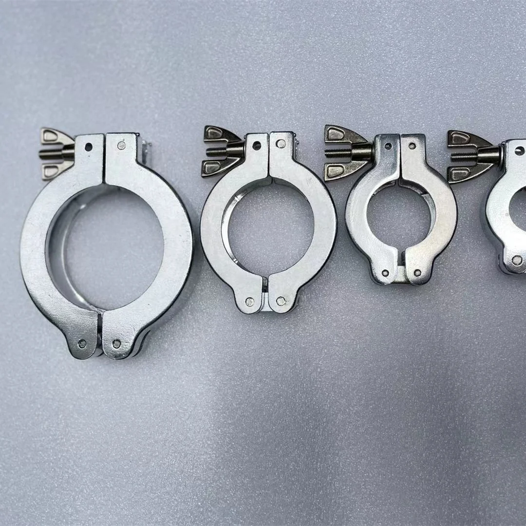 Semiconductor Use Stainless Steel High Pressure Clamp Hinge Tri-clover Quick Heavy Duty Clamps