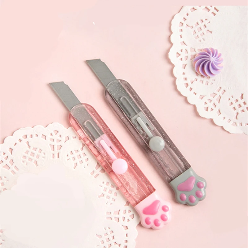 Wholesale Plastic Letter Opener Pocket Kawaii Cute Custom Mini Utility Knife