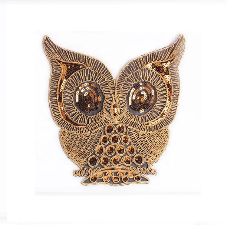 Shenglan Animals Patches Iron On Stickers Heat Transfer Appliques Retro Butterfly Owl Design Decals For DIY T-Shirt Bags Hats