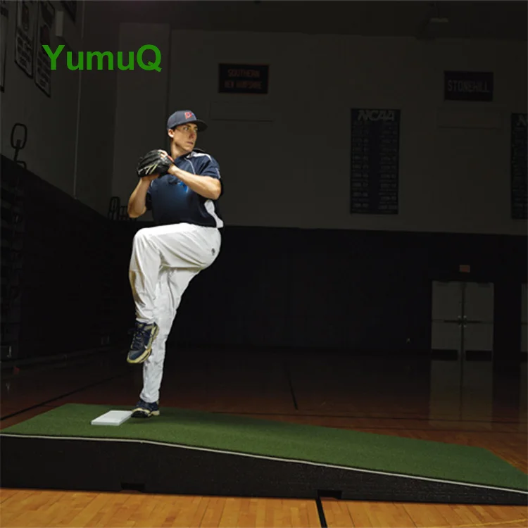 YumuQ PE Grass Waterproof Artificia Baseball Pitching Mound Home Plate for Outdoor/Indoor Training