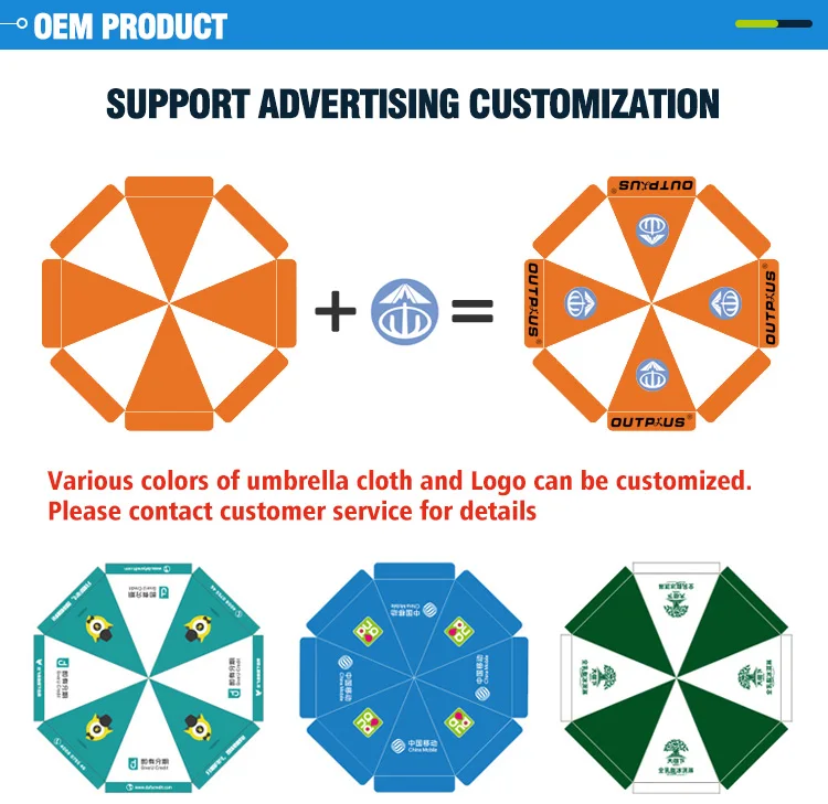 Hot Sale Custom Printed Logo Sunshade Umbrella UV Protection Summer Parasol Umbrellas For Event