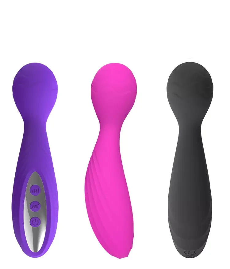 Mini Personal Waterproof Wand Vibrator Body Massager Handheld AV Wand Massager Adult Sex