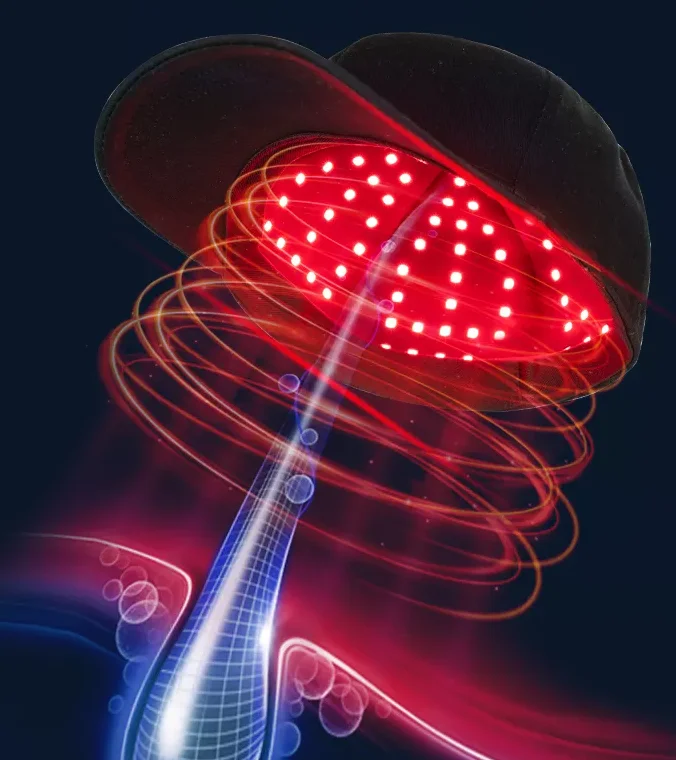 Led Therapy Hat Cap Red Light Therapy Hat Home Use Machine Red Infrared Light Cap Physical Heating Hat