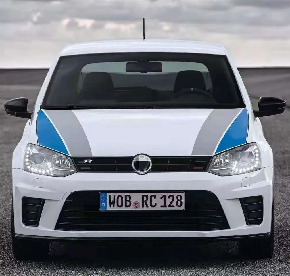 Лучшее качество, хорошая цена, WRC автомобильный бампер, светильник, передний гриль, бамперы, основной набор, комплект для губ, для поло 2010-2017