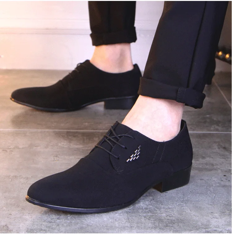 Wholesale new  man  leather shoes leather casual shoes English wind hard sole adult leather shoes walking sneakers