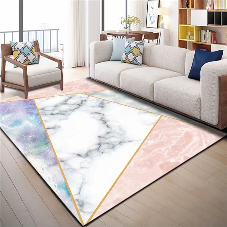 Nordic geometry center carpet living room sofa carpets rectangular coffee table area rug floor mat