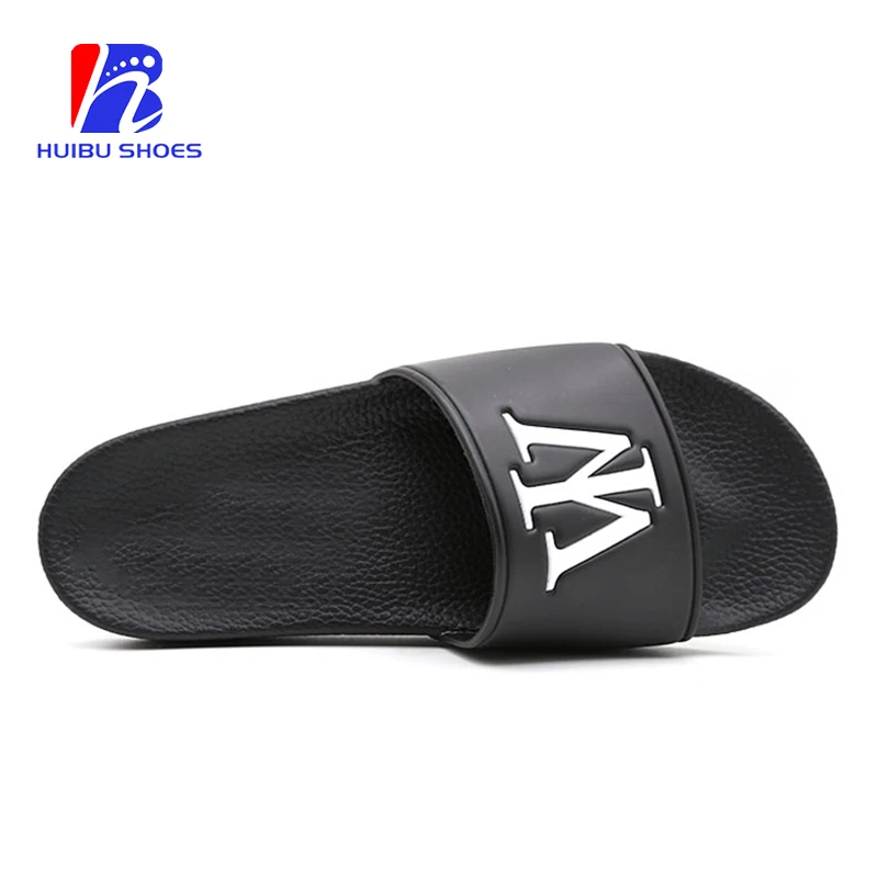 
Wholesale Latest Design Big Size Men Slippers Footwear Logo Custom Embossed Slides 