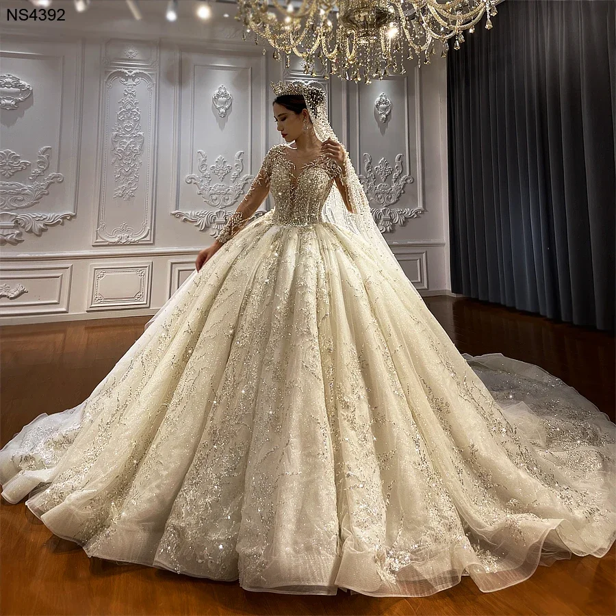 SUNNY Wedding Dresses Hot Sale Luxury Wedding Dress Princess