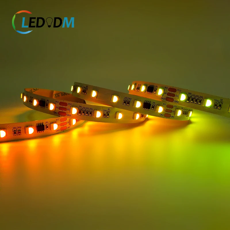 24v magic rgb led strip UCS2904 externa IC decorative light 5050 60LEDs/m RGBW led strip magic addressable led strip