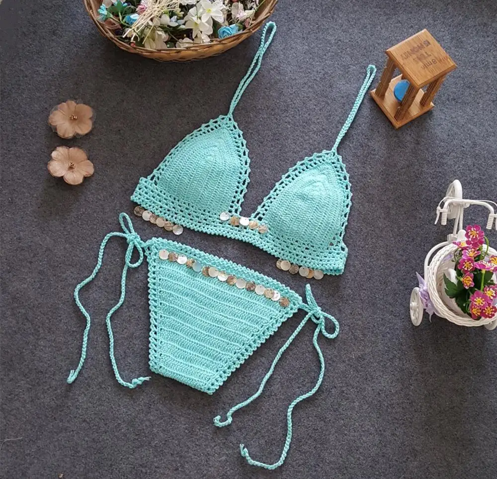 Women Wholesale Digital Print Brazilian Swimwear Crochet Bikini Swimsuit Plus Size Bikini