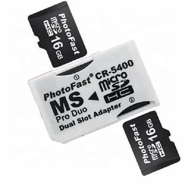 Photofast CR-5400 двойной слот адаптера SD TF для MS Pro Duo