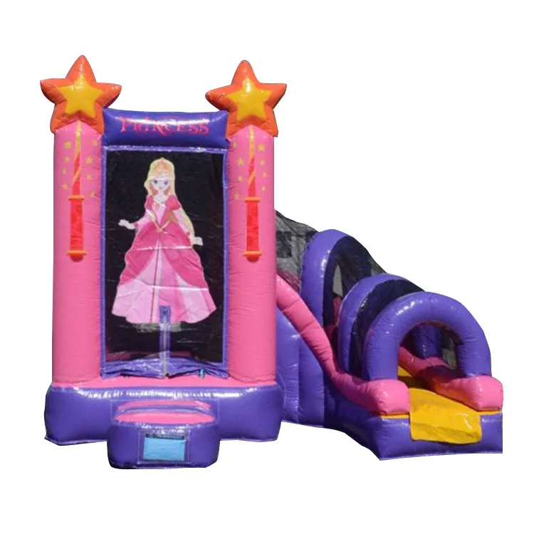 Kids inflatable bouncy castle toys bounce house with slide