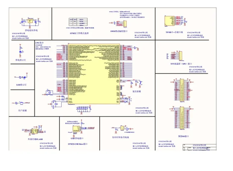 Умная электроника STM32F407VGT6 модуль разработки F407 MCU обучающие доски STM32 системная основная плата