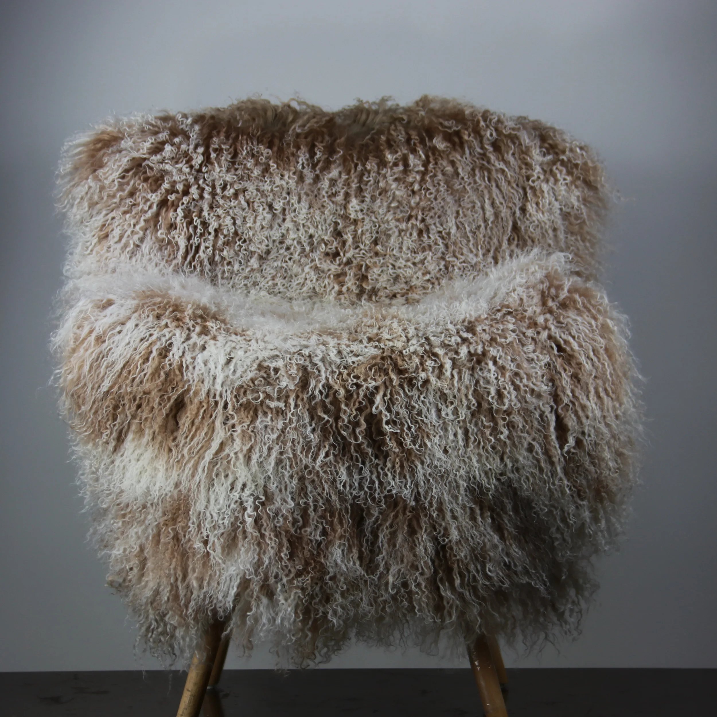 Curlyfur Прямая поставка с завода 120x60 см монгольская меховая пластина из овчины
