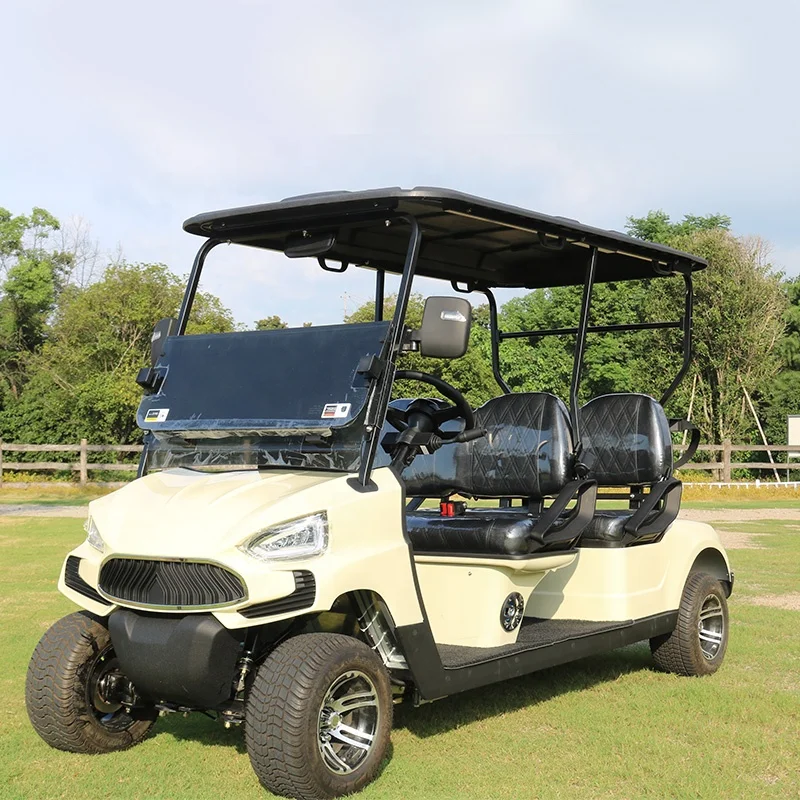 Popular High Performance 48 Volt 4 Wheel Drive Electric Golf Cart For Adults