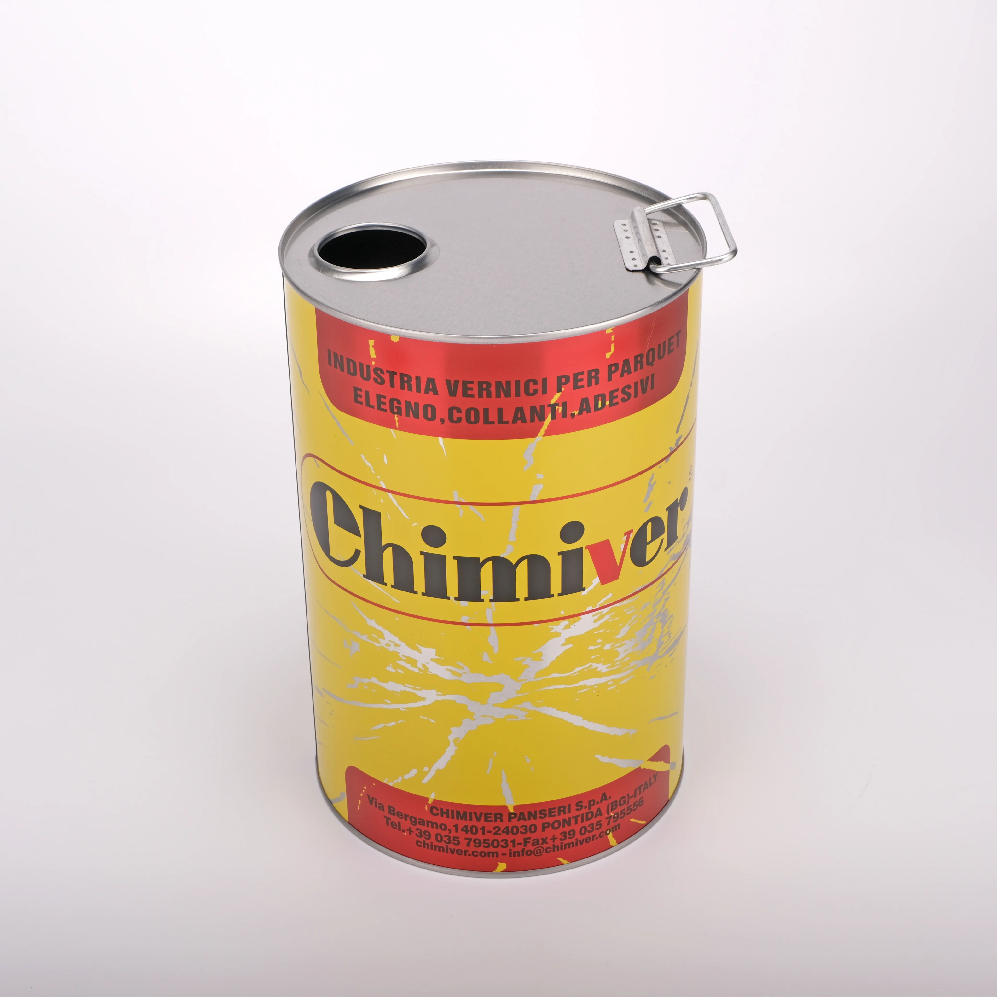 China Manufactory Metal Barrel Printed Bucket Pail For Oil Lubricants
