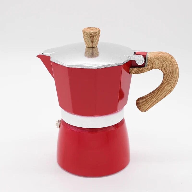 Classic Italian Style Mocha 1/3/6/9/12 Cups Polished Aluminum Moka Pot Stove-top Espresso Coffee Maker
