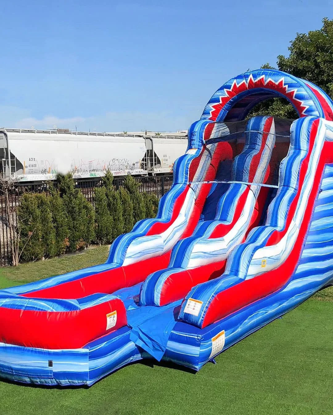 Fiesta breeze water slides commercial grade inflatable water slide for kids adults