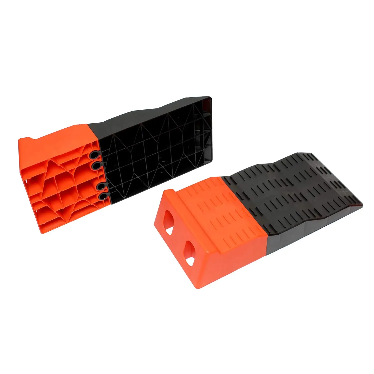 Tandem Axle Leveler Ramps-3 Level RV Leveling Blocks Heavy Duty Separating Camper Leveling Ramps, 2 Pk