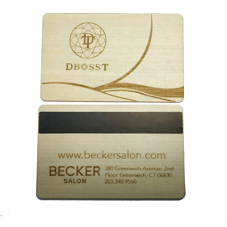 wholesale custom Engraving Carving Business Cards Full Colour Printing Wood Laser Card Small Blank Wood Business Gift Cards
