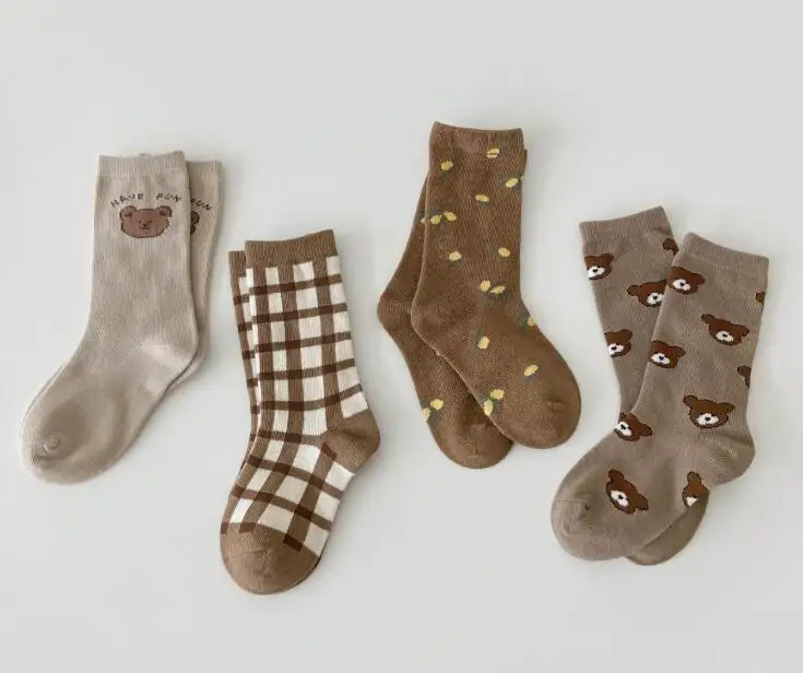 KTJ-07SFT23 Boy Tube Animal Children Socks Customized Socks for Children