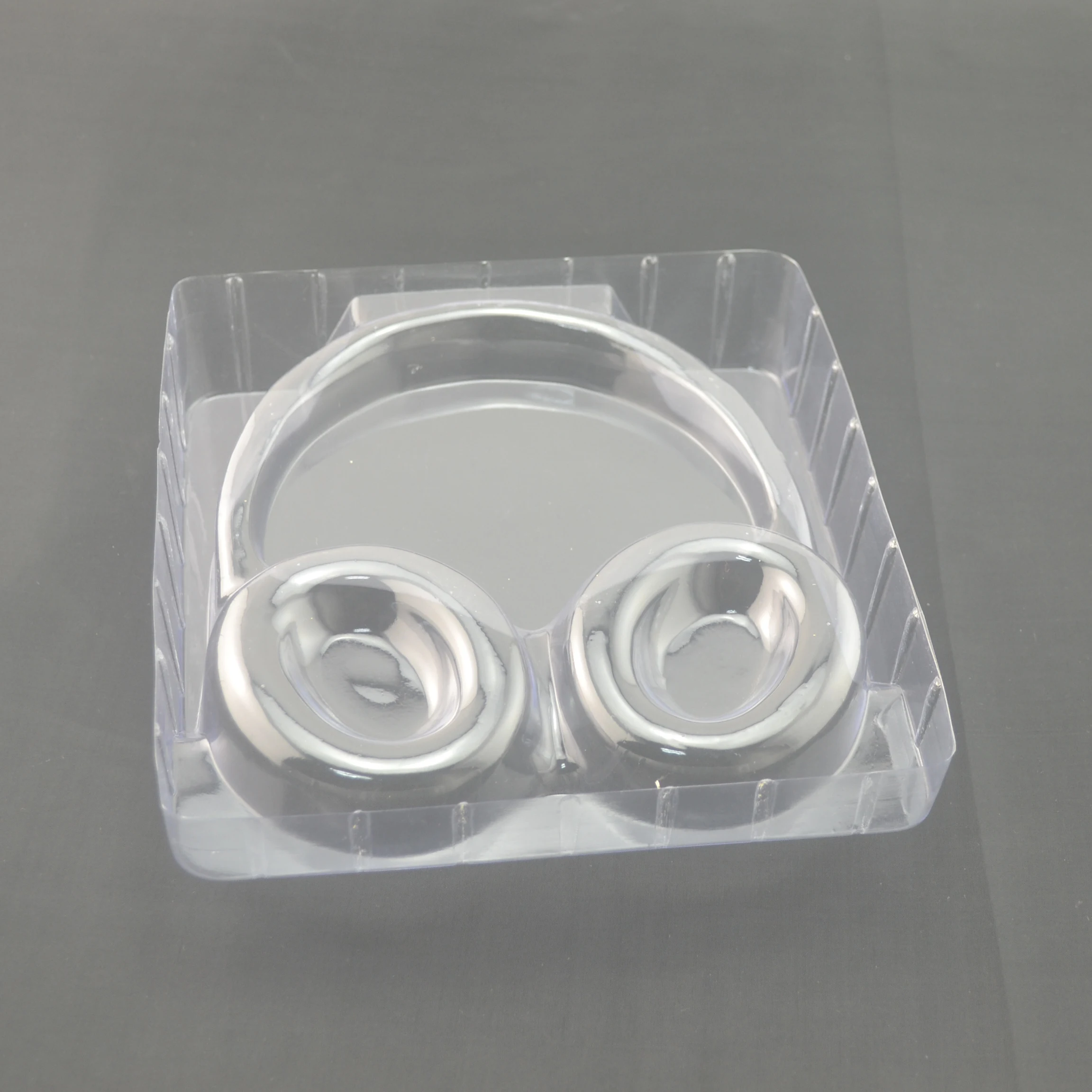 Custom Best Quality Plastic Headphone Cable Insert Tray Electronic Product Blister Packaging Box For Earphone