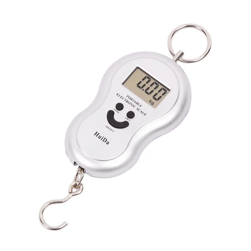 New Arrival Digital Luggage Hanging Scale Clear LCD Overload Indicator Built-in Timer Portable Weight