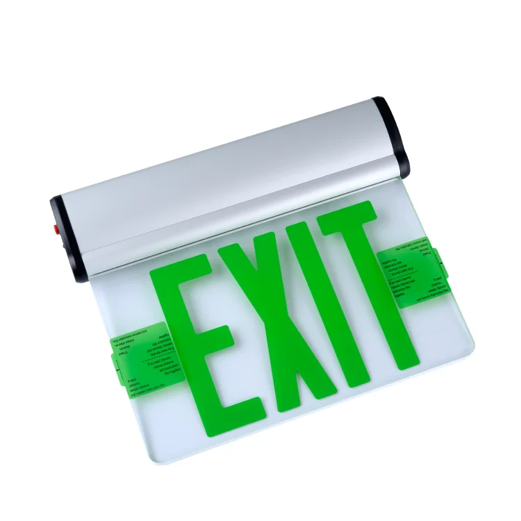 
New Edge-Lit 6 inch led exit emergency lighting Exit Sign JELBEX1GC 