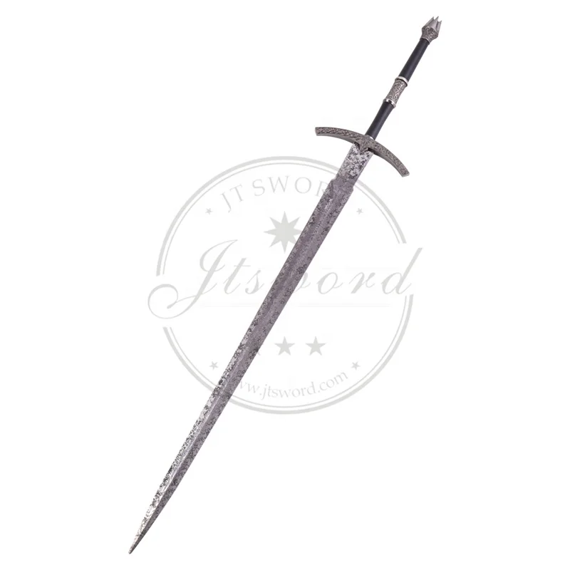 LOTR Lord of The Rings Witch King Sword Replica with Wall Plaque