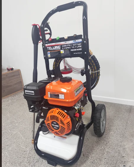 Fuel Saving 3300psi/227bar Gasoline Jet Car Washer Copper Triplex Pump Portable Outside Floor Clean With ETC Washing Machine