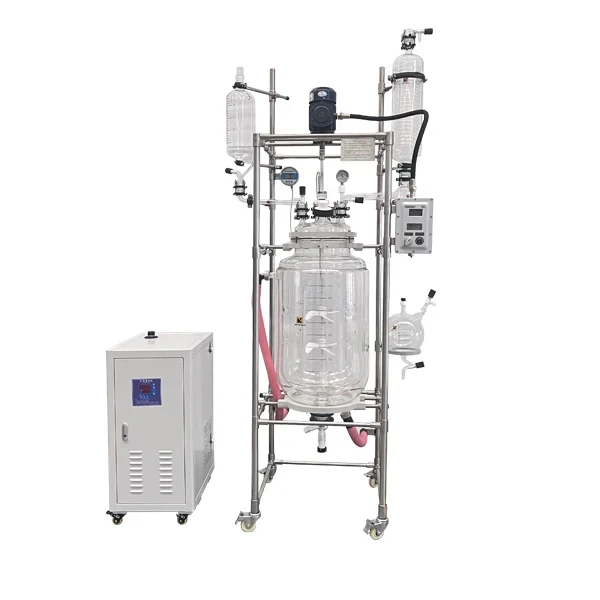 Chemical Vacuum Jacketed Glass Pilot Plant Reactor Series