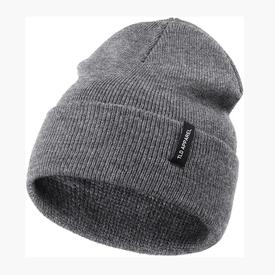 Designer High Quality Woven Label Label rpet Cashmere Beanie Custom Winter Baby Wool Beanie