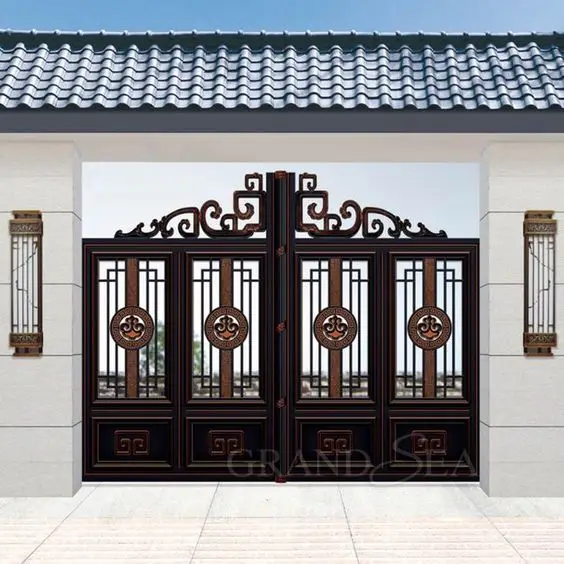 Hot Sale Manufacture Quality Residential aluminum garden aluminum gate gates residential