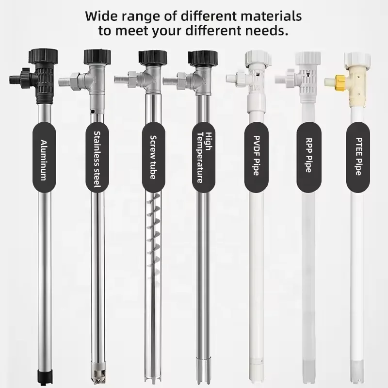 Explosion-proof SS304 SS316 AL electric Diesel Fuel Heat Oil Chemical Acid Transfer Drum Barrel Pump