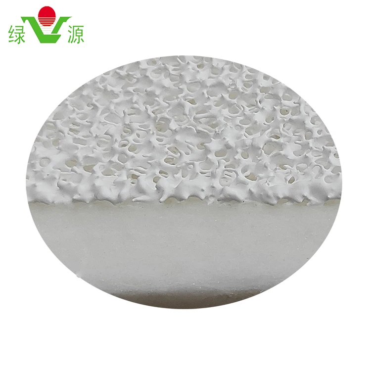 Foam ceramic fiber filter plate / alumina ceramic fiber filter plate for filtering impurities