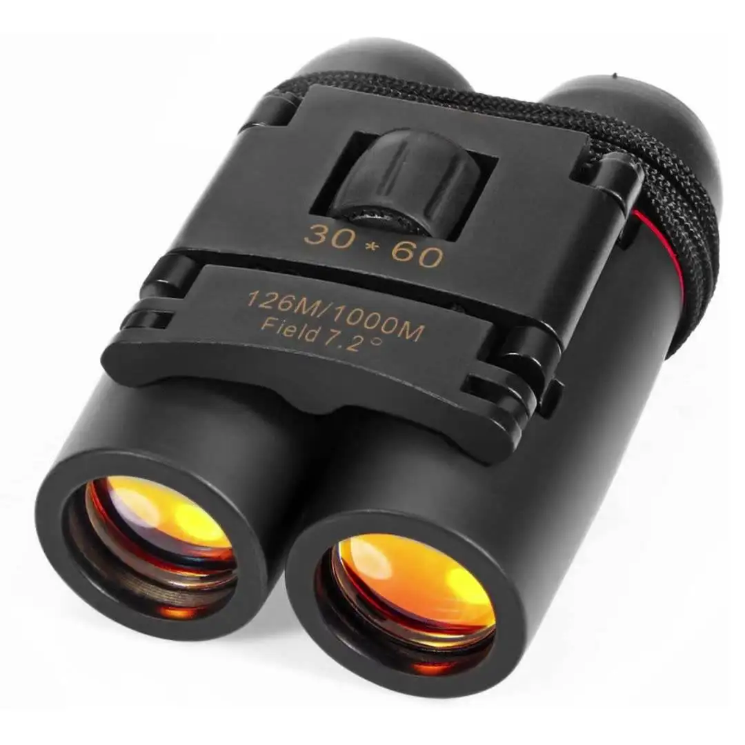 30x60 Day Night Vision Binoculars Compact Folding Waterproof Mini Portable Telescope Binoculars
