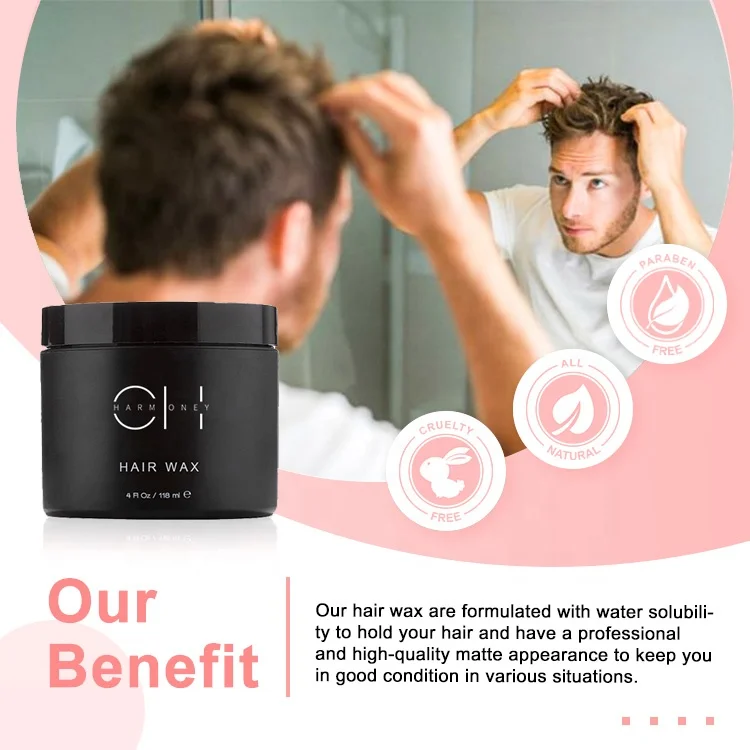 Private label Hair clay Wax Custom Logo Organic Olive For Men Professional color Pomade Own