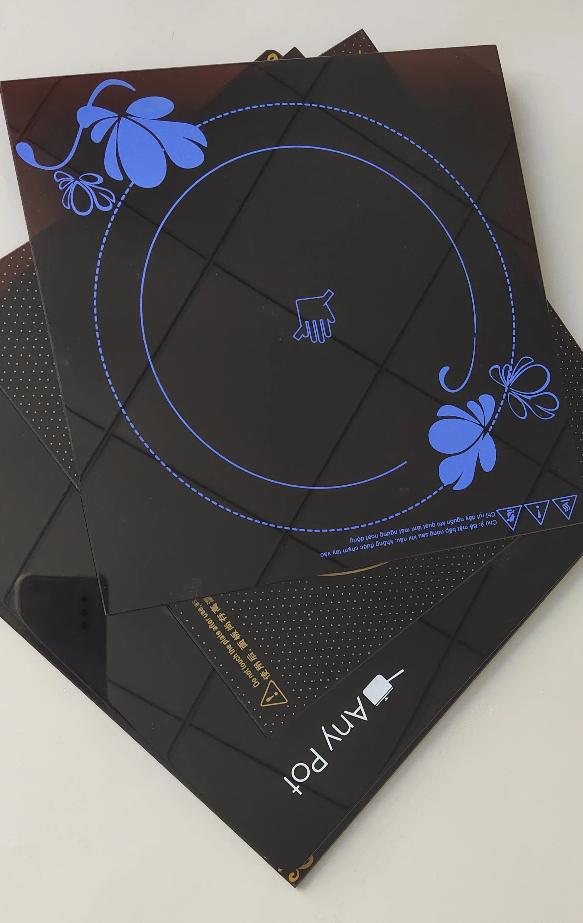 Multi-Size high quality factory directly supplied induction cooker parts cooktop ceramic glass