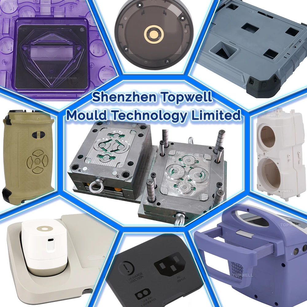 TOPWELL Customized High Quality PP Abs Plastic Injection Parts  Molding Custom Injection Mold