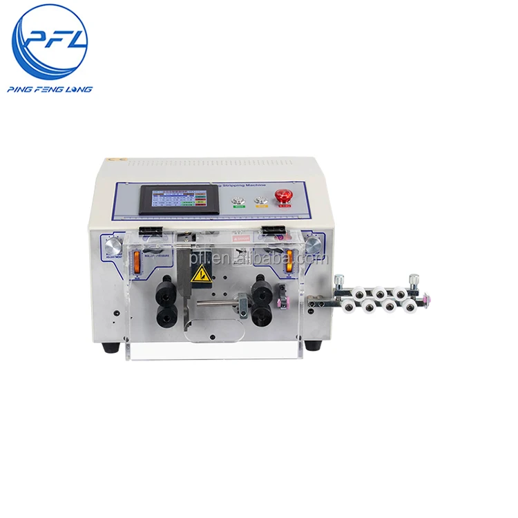 PFL-03ENS High Quality Large Automatic Wires Stripper Factory Price 8mm Wire Cutting and Stripping Machine