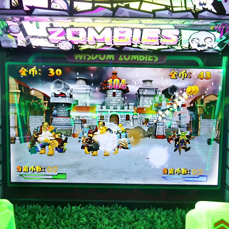 IFD Arcade Plants Vs Zombies Game Machine Water Shooting Arcade Game Machine Happy Kids Water Shooting Gun Arcade Game Machine