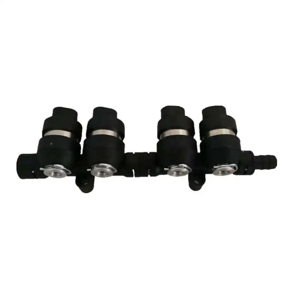 4 Cyl Cng Injector Rail Lpg Injector Nozzles Autogas Conversion Kit Rail De Inyectores Gnv Riel De Glp Rampa Gnc