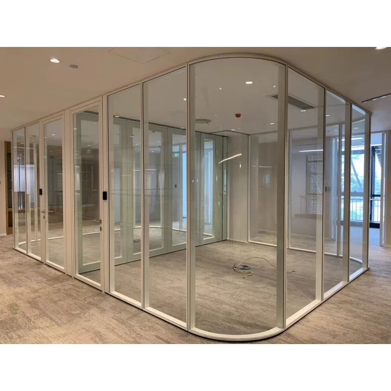Indoor office partition wooden partition supplier