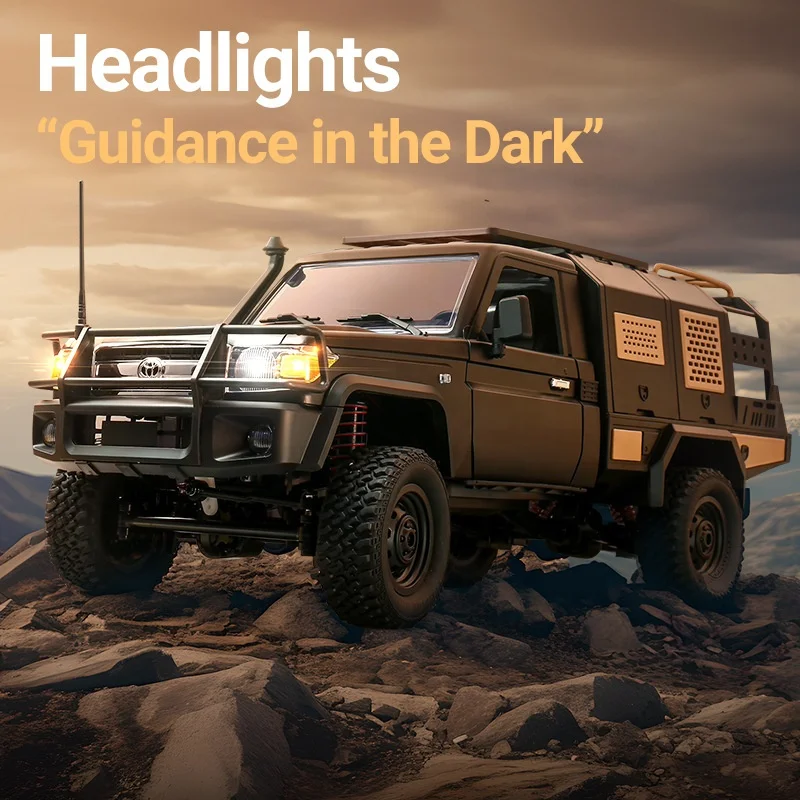 1/12 MN Models RC Car 4x4 Hobby Grade 2.4g Remote Control  Big Truck With Light Boys Gift Rock Crawler Toy Cars For Adults