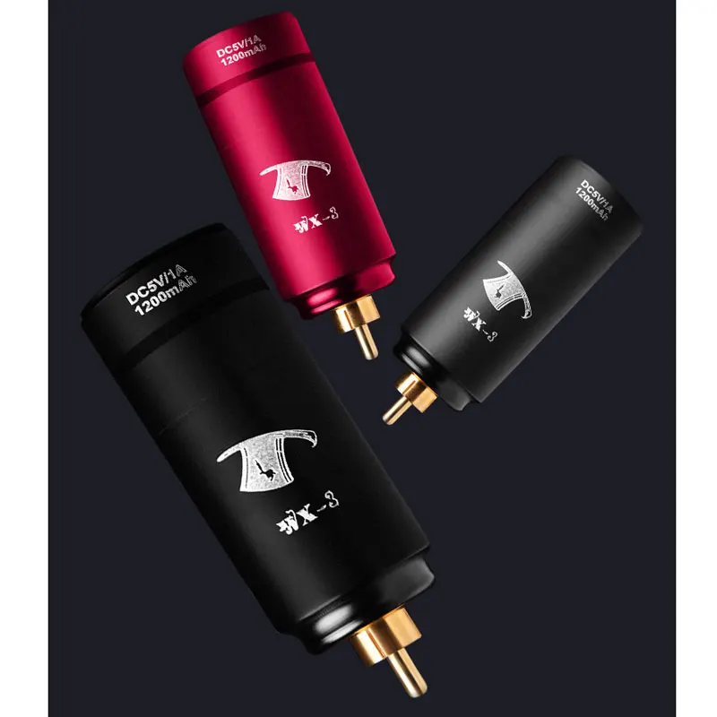 Kissure Mini Wireless Tattoo Power Supply RCA Connector  Rechargeable Battery Pack With LCD Display For Tattoo Pen Machines