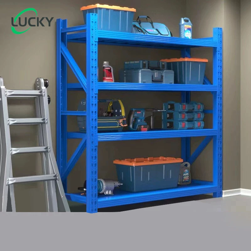 Leke heavy boltless steel metal medium light 5 layers duty stacking shelving racks racking warehouse storage shelf shelves&units