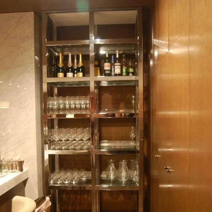 Keenhai Graceful Wine Cabinet Display Wall Mounted Wine Cooler Dual Zone Narrow 20 In Depth